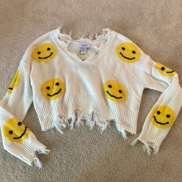 Just Polly New York SMILING sweater - Picture 2 of 7